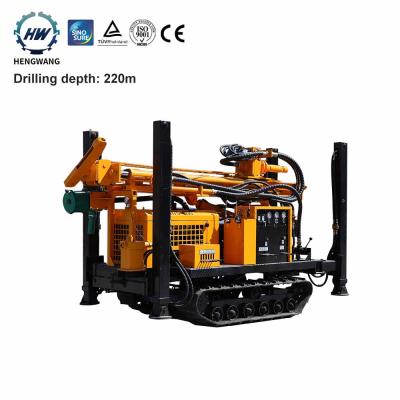 China Mountain Farm Use Crawler Type Air Water Drilling Rig Dth Bore Well Drilling Machine For Deep Well for sale