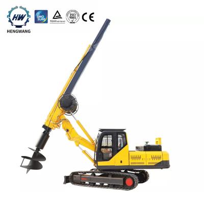 China Drilling 30m Excavator Mounted Full Hydraulic Type Foundation Hole Small Rotary Ram for sale