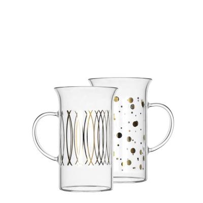 China Berisware New Viable Wholesale High Quality 11.84Oz/350ml Professional Made Clear Single Wall Coffee Tea Glass Mug for sale