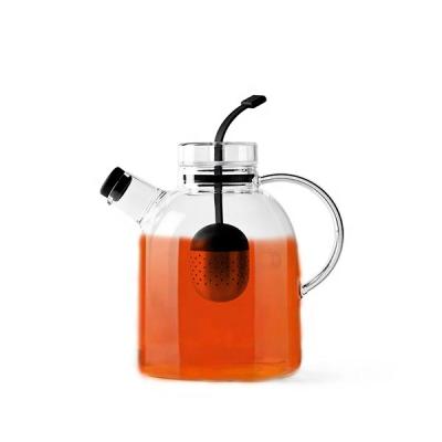 China New Amazon Hit Borosilicate Glass Coffee Teapot Luxury Teapots And Cups Eco-Friendly Modern Sustainable Kichen Water Bottle for sale