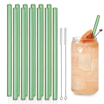 China Berisware New Amason Viable Success Heat Resistance Accept Custom Colored Glass Straw for sale