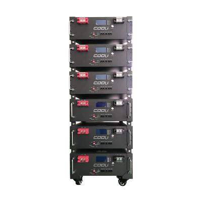 China Remote Control lithium battery cabinet Solar Energy System Rack Module 48V 100Ah 200Ah lithium ion battery pack for sale