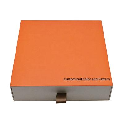 China Modern Materials Design Recycled Kraft Paper Drawer Box Tab Slide Out Open Box With Custom Color OEM / ODM Customized Logo / Pattern for sale