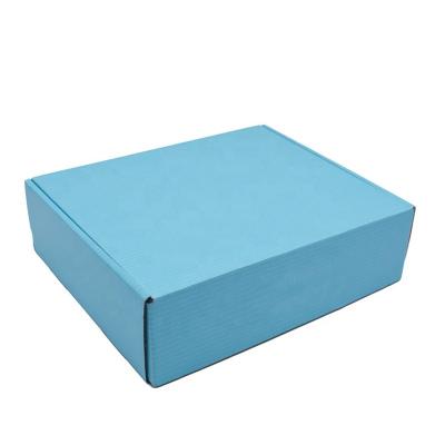 China Hot Sale Recyclable Printed Logo Corrugated Boxes Cosmetic Packaging Advertisement Box For Makeup for sale