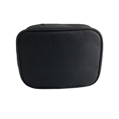 China 600D Polyester Cosmetic Bag 600D Polyester Makeup Bag Black Cosmetic Bag For Packages For Traveling And Promotion for sale