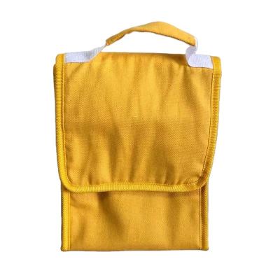 China Waterproof Portable Small Yellow Cheap Cotton Cooler Bag With Aluminum Foil for sale