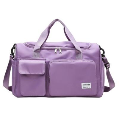 China 2022 Durable High Quality Light Weight Compartment Purple Outdoor Shoe Moving Bag for sale