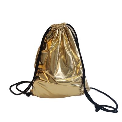 China Waterproof Drawstring Bag For Gift Wrapping Waterproof String High Quality Polyester Customize Strap Logo Style Unisex for sale