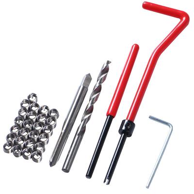 China Stainless and High Speed ​​30pc Steel Restoring Damaged Tool M5 M6 M8 Thread Repair Tool Kit Hand Repair Tool for sale