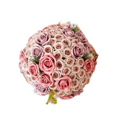 China New High Simulation Design 50m Flower Ball Centerpieces Mix Mounted Flower Ball Layout for sale