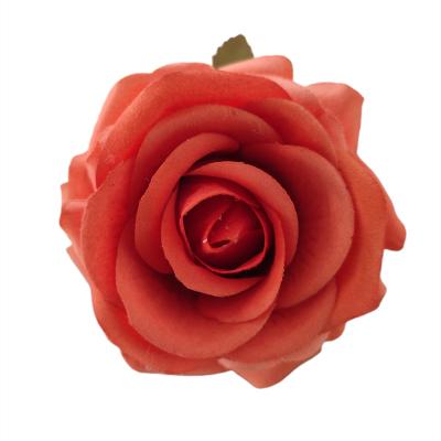 China Supply High Standard Matte Silk Rose Head For Artificial Sale From Durable Manufacturer for sale