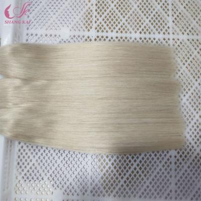 China Silky Straight Double Wave Brazilian Remy Seamless Clip In Human Hair Pulled Extension for sale