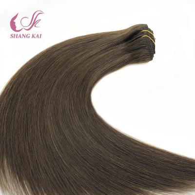 China High Quality Silky Straight Thick Wave Wave End Virgin Hair Bundles Clip In Hair Extension Hair Wholesale Vendors for sale