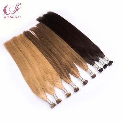 China Pulled Wave Silky Straight Double Stick Brazilian Tiny Tip I Tip Hair Extensions for sale