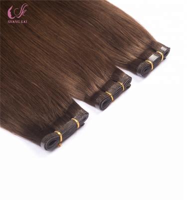 China New Product Silky Straight Hair Wave Hair Weaving Seamless PU Weft for sale