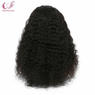 China Deep Wave Most Popular Style Natural Color Full Lace Wig for sale