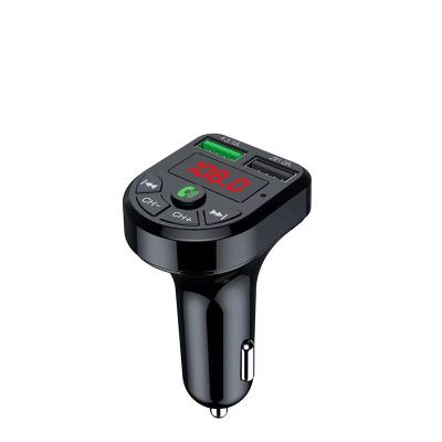 China 2023 Universal Wireless FM Transmitter Car BT E5 Hand Free MP3 Player with Dual USB Car Charger for E5 Phone for sale