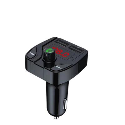 China 2023 Universal Wireless FM Transmitter Car BT C4 Hand-free MP3 Player with Dual USB Car Charger for Phone C4 for sale