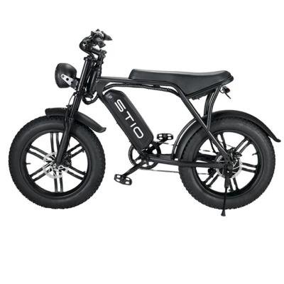 China Presale Stio V8 Electric Bike 48Km/h City Bike 48Km/h Max Load 150kg Aluminum Alloy Presale 4.0 Inch Tire Electric Retro Fat Bike for sale