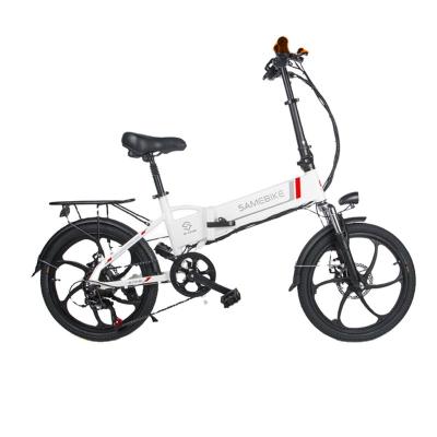 China Aluminum Alloy Presale SAMEBIKE 20LVXD30 High Speed ​​35km/H Electric Bike Folding Bicycle 350W Motor 48V 10.4AH Electric Bicycles for sale