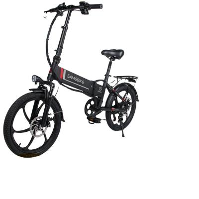 China Presale SAMEBIKE 20LVXD30 Aluminum Alloy Folding Electric Bike 20 Inch Tires 10.4Ah 350W Motor 7 Speed ​​Max 35km/h Moped Bicycle for sale