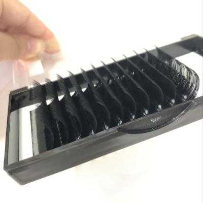 China Natural Soft Easy Fan Lash Extensions Silk Bloom Lashes One Second Eyelash Fast Blooming Extension for sale