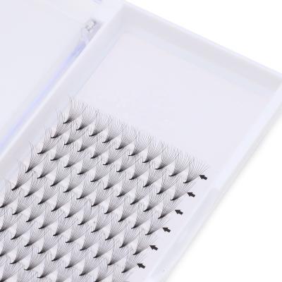 China Russian Lashes Superroot Premade Faux Mink 10D 14D 20D Volume Lashextensions Big Premade Trays Natural Soft Shank Fans 5D 6D 8D Long for sale