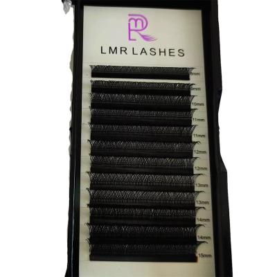 China Wholesale Best Quality Korean YYLashes Fiber C/CC/D/DD Volume Eyelash Extension .07mm YY Shape Natural Soft PBT Eyelash Extension for sale