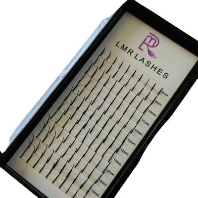 China Premade Natural Soft Fairy Shape Led Extra Thick Single Tapered Spike Lash Extensions Nail Single Eyelash Extension for sale