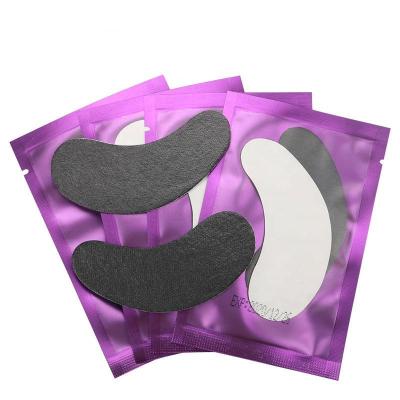 China Wholesale Private Label Eye Gel Lint Free Lint Free Anti-Wrinkle Padded Eye Patch Black Under Eye Gel Pads Color Gel Correction for sale