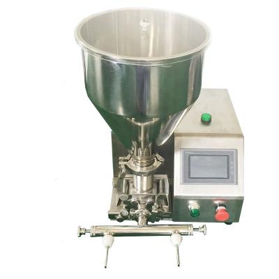 China Snack Factory Filling Machine Commercial Double Bread Filling Cake Puff Double Cream Filling Chocolate for sale