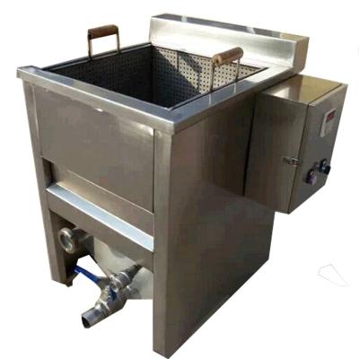 China Hotels Commercial Square Fryer Frying Machine For Potato Chips Onion Fish Meat Chicken for sale