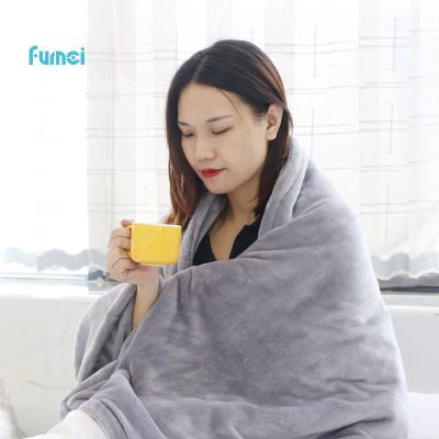 China FUMEI PORTABLE Professional Heated Electric Blankets Warm Throw Electric Blanket For Winter for sale