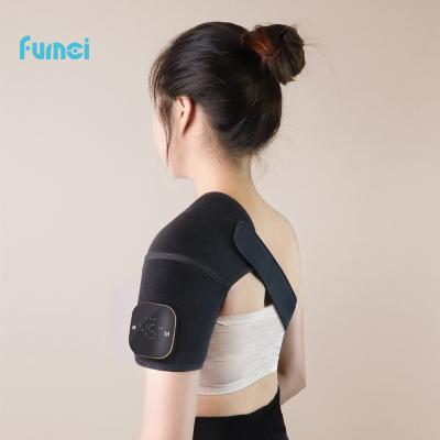 China FUMEI Multifunctional Electric Passionate Leg Pad Shoulder Support Belt Knee Massager Pain Relief Shoulder Wrap With Heating for sale