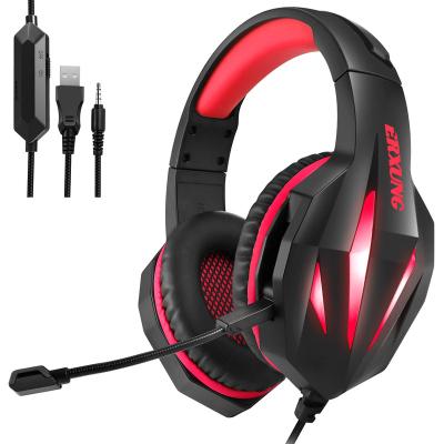 China 4D Surround - 2021 New Sound Gaming Headset Cable Surround - Sound Drivers Audio Lightweight, USB & 3.5 Mm Gaming Earphone With MIC for sale