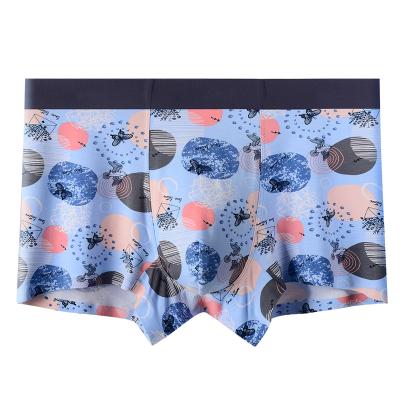 China New Arrival Antibacterial Mens Underwear Mens Boxers Shorts White Sublimation Printed White Boxer Shorts Cheap Underwear For Male Underwear for sale