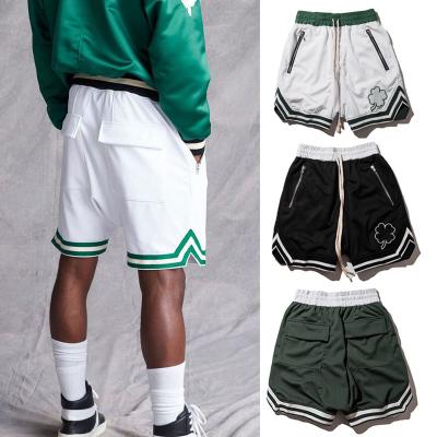 China Anti-Wrinkle Sweatpant Bodybuilding White Mens Cotton Shorts Basketball Gym Shorts Men for sale