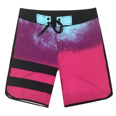 China high quality custom Anti-wrinkle sublimation logo swimshorts recycled fabrics board beach shorts boardshorts men swimming shorts for sale