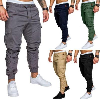 China wholesale Anti-wrinkle pants stretch low rise polyester athletic pants for men for sale