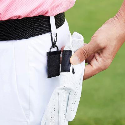 China 2 PC Golf Glove Waist Support Buckle Holder Grabber Keeper Golf Accessories for sale