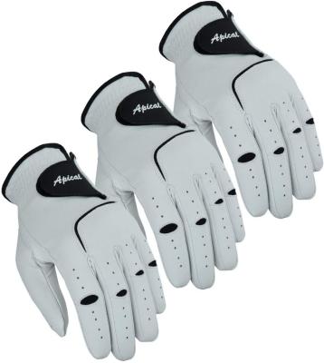 China Premium Quality Leather Stable Grip Gloves Mens Golf Glove Cabretta Leather Golf Glove for sale