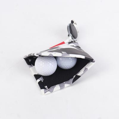 China Golf Ball Club Towel Small Golf Ball Club Cleaner Microfiber Golf Towel Leather Seal Wet Dry With Clip for sale