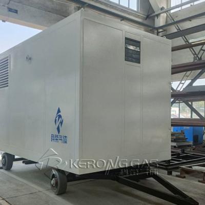 中国 Mobile Container Trailer Type Membrane Nitrogen Generator For Oil And Gas 販売のため