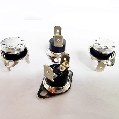 China Home Appiance Metal Temperature Control Normally Open Switch 35 Degree Operate On Temperature Fuse Housing Metal Ksd9700 for sale