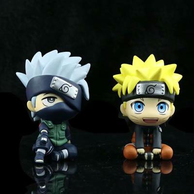 China Plastic Cheap Hot Selling Versions Hatake Kakashi Uzumaki Narut Uchiha Itachi Sasuke PVC Action Number Cute Model Toys For Children's Gifts for sale