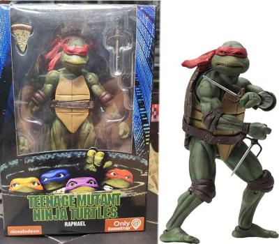 China America 1990 Teenage Ninja Turtles Movie Limited Edition 18cm PVC Action Figures 7 Inch With Color Box Retail Packing for sale