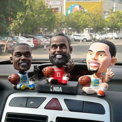 China Hot Sale Europe Bobbleheads PVC Craft NBA Stars Soccer Star Ronaldo Beckham Stephen Curry Irving James Kobe Bryant Figurine for sale