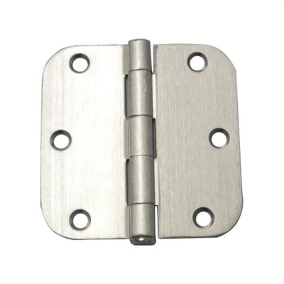 China Iron 3-1/2 in. x 3-1/2 in. Satin Nickel Square Corner Door Hinge for sale