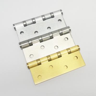 China radius corner; 5 joints; Tip Brass And Flat Iron And Stainless Steel Hardware Customize Logo Door Hinges Flat Head With Screws for sale