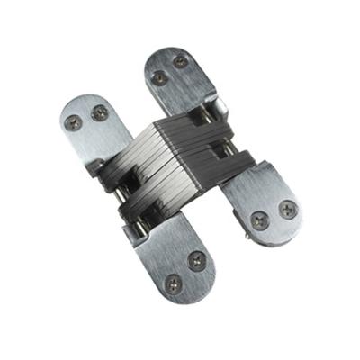 China 8 Hole Type Concealed Hinge Cabinet Invisible Cross Door Hinge With 8 Holes for sale